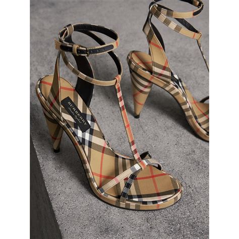 burberry women's sandals|burberry high heel sandals.